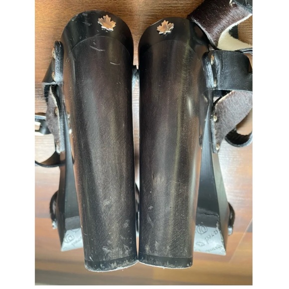 Cow print and leather DSquared heels size 39 or US 9. - Picture 4 of 4